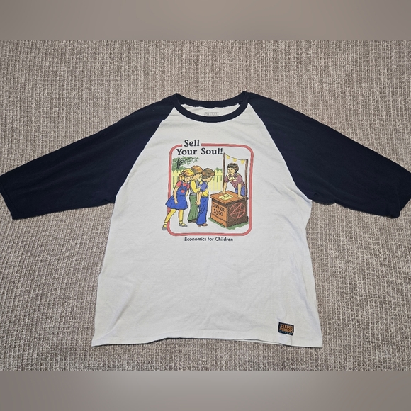 Steven Rhodes "Sell Your Soul" Graphic T-Shirt Size Men's XL - Picture 2 of 6